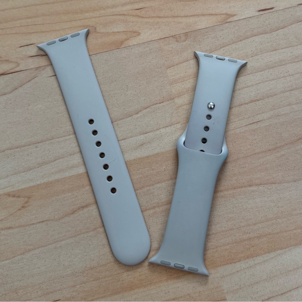 Gray taupe Silicone Smartwatch Band